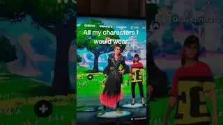 All the characters id wear #food #funny #relatable #fortnite #foryou #subscribe