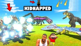 FIREGOD Kidnapped THOR HYDRA and MECHA DRAGON with SHINCHAN CHOP and AMAAN-T in ANIMAL REVOLT BATTLE
