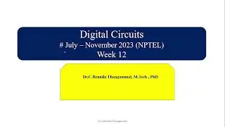 Week 12 Digital Circuits - Assignment Solutions
