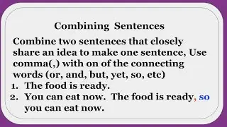 Combining Sentences