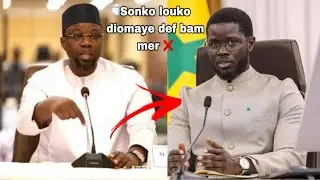 🛑urgent Sonko Lim wax Diomaye dioum na de nena souko matoul pr minist&egrave;re nako wax mou delou Assemb