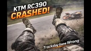 I Crashed the KTM RC390 at the Track