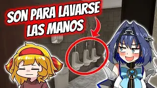 Kronii le dice a Kaela que los mingitorios son para lavarse las manos #kaelakovalskia