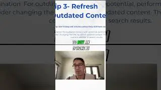 Boost Website SEO: Clean Low-Value Content, Refresh & Link Like a Pro! #shorts