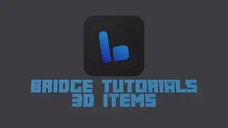 Bridge Tutorial: Addons #7 3D Items