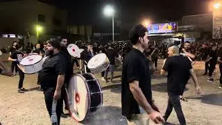 دخوليه موكب وحسينية الحاج طاهر عبد الحسين العگيلي الى حسينية السيد صدام السيد صروط