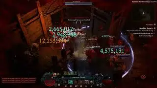 Diablo 4 HOTA Smash Barb first 84 Nightmare dungeon attempt Barbarian