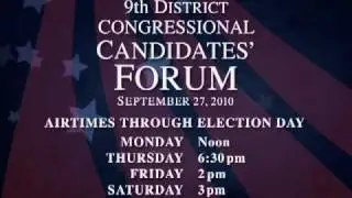 CMNtv 9th Congressional Forum Air Dates