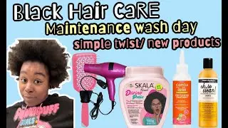 black hair care| just a normal wash day| skala hair products