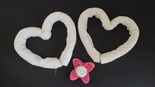 Heart Towel Folding | How to Make Heart using Towel | Towel art | Towel folding design