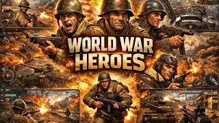World War Heroes Gameplay 🔥 | Mobile FPS War Game | Full Action Preview + Intense Battle 😱