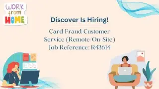 Remote Job | Discover Is Hiring: Card Fraud Customer Service | Remote Eligible | Customer Service
