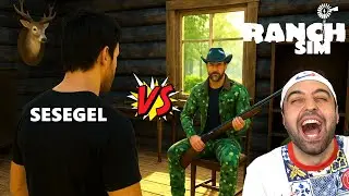 HASAN ABİYE AVCI SENİ VURDU ŞAKASI 😱 TÜM GÖREVLERİ YAPTIK ! SESEGEL RANCH SİMULATOR 2026 ! #7