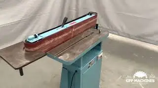 Sanding with a holytek edge sander (Pad sander) | GFP MAchines