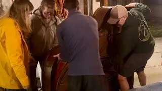 Moving a grand piano, 3 of 3---meeting the new owners