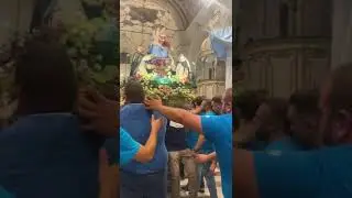 Rientro in chiesa Madonna del Rosario -Milazzo.-