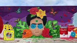 CloeART Frida Kahlo Augmented Reality Mural Lens by Cloe Hakakian