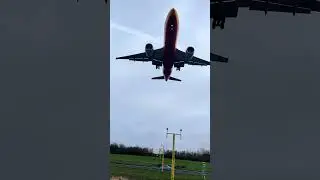DHL landing at East Midlands Airport