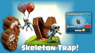 Clash of Clans Update - Skeleton Trap World Premiere! First LIVE footage!
