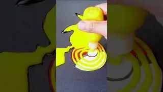 Pikachu & Pok&eacute; Ball Pancake Art! ⚡ #shorts #pancake #pancakeart #satisfying #pokemon #pikachu