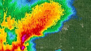 2023 Keota, IA Supercell Radar Loop