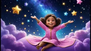 Twinkle Twinkle Little Starry Sky | Dreamy Night Song for Kids | Sleepytime Adventure Rhyme