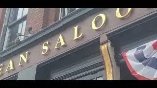 Happy labor day  from judge Roy beans saloon, Bristol, r.i