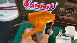 Tamiya LP 51 Pure Orange Spray Paint Test