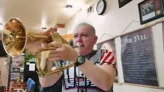 Playing my Flugelhorn...not my best but it's early ..My Way