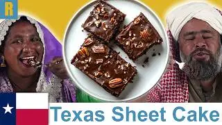 Tribal People Try Texas Sheet Cake For The First Time