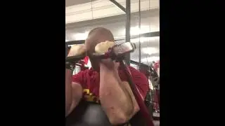 Bicep machine curl to failure #gym #biceps #comp #muscles