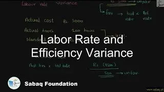 Labor Rate and Efficiency Variance, Accounting Lecture | Sabaq.pk