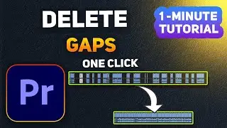 How to Join Clips and Delete Gaps in Premiere Pro Time line with One Click