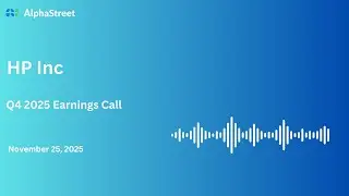 HPQ Stock | HP Inc Q4 2025 Earnings Call