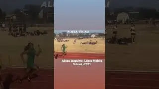 Track-Alissa Izaguirre, L&oacute;pez Middle School -2021