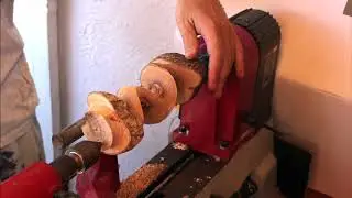 eccentric (multi axes) woodturning olive branch