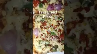 Tava Bread Pizza Recipe 🍕 | Easy & Quick Bread Pizza#reels#shorts#viral#pizza#yummy#love#recipe#new