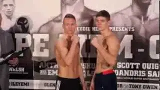 LUKE CAMPBELL v NEIL HEPPER - OFFICIAL WEIGH IN FROM THE O2 / CARPE DIEM