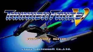 Thunder Force V Playthrough HD (SS) True End