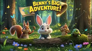 Benny the Bunny&rsquo;s Big Adventure  Animated Kids Story About Bravery & Friendship