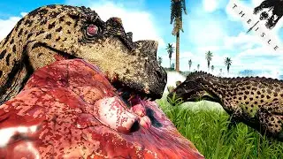 Dinossauro - NOVO Ceratossauro, Filhote PERDIDO, Pra Sobreviver tem que ser CANIBAL - The Isle🦕