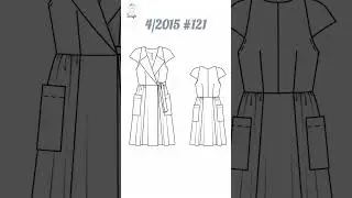 Burda 4/2015 #121 #sewing #burda