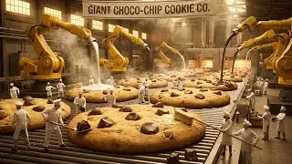 Inside a Cookie Factory | From Raw Dough to Perfect Cookies Full Process