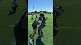 WAIT FOR THE PICK🤯😳😭 #footballshorts #browardfootball #7v7football