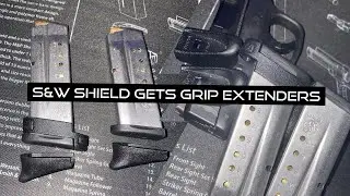 How to put on magazine grip extenders on Smith and Wesson Shield