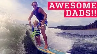 PEOPLE ARE AWESOME | Awesome Dads & Kids Edition | Father's Day