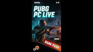 PUBG:::PC LIVE FHD RTX 5070TI::::ULTRA SETTINGS::::FHD::::PC GAMES (Portrait)