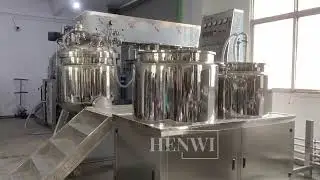 500Lvacuum reactor boiler machine mixing tank for blending agitating BB cream whitening lotion gel
