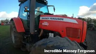 2007 Massey Ferguson 6480 Dynashift 6.0 Litre 6-Cyl Diesel Tractor (143 HP) HJ Pugh & Co Auction