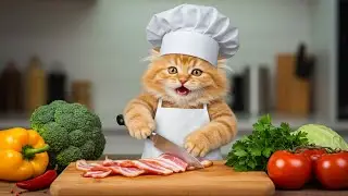 What would you sandwich in a hot sandwich?🥪🙄Cat Kitchen & cooking